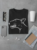 Dog Profile T-shirt -SmartPrintsInk Designs