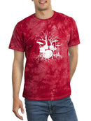 Drum Roots Tie Dye Tee -SmartPrintsInk Designs