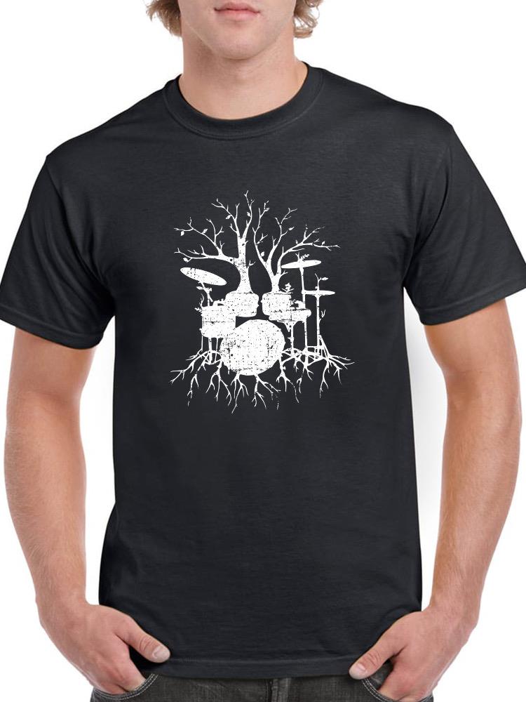 Drum Roots T-shirt -SmartPrintsInk Designs