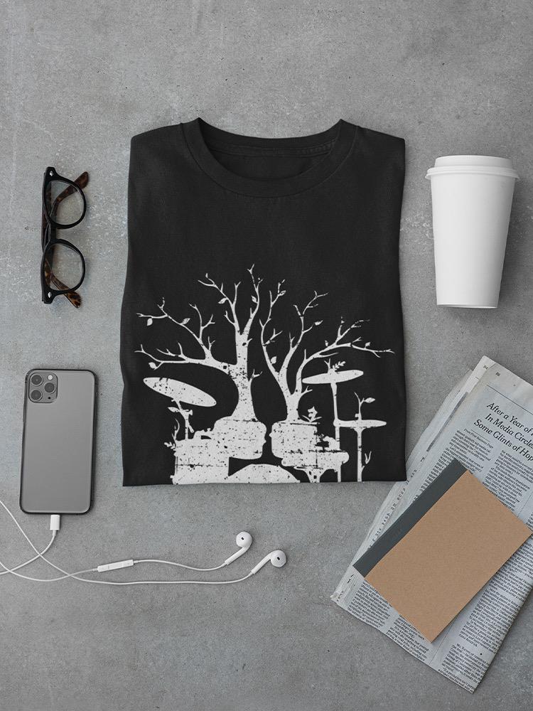 Drum Roots T-shirt -SmartPrintsInk Designs