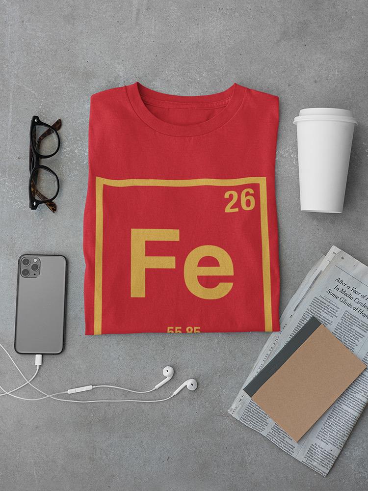 Fe Man T-shirt -SmartPrintsInk Designs