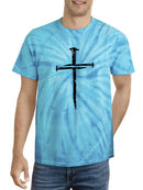 Nail Cross Tie Dye Tee -SmartPrintsInk Designs