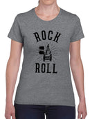 Rock And Roll Lighter T-shirt -SmartPrintsInk Designs
