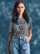 Rock And Roll Lighter T-shirt -SmartPrintsInk Designs