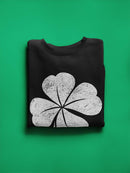 Four Leaf Clover Sweatshirt -SmartPrintsInk Designs