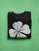 Four Leaf Clover Sweatshirt -SmartPrintsInk Designs