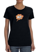 Thinking Hi Shaped T-shirt -SmartPrintsInk Designs