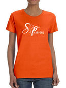 Sip Happens Shaped T-shirt -SmartPrintsInk Designs