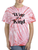 Wine Of A Kind Tie Dye Tee -SmartPrintsInk Designs