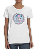 Loving Elephants Shaped T-shirt -SmartPrintsInk Designs
