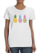 Pineapples Shaped T-shirt -SmartPrintsInk Designs