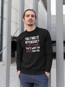 I Find It Funny Sweatshirt -SmartPrintsInk Designs