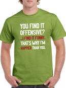 I Find It Funny T-shirt -SmartPrintsInk Designs