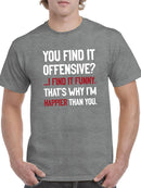 I Find It Funny T-shirt -SmartPrintsInk Designs