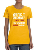 I Find It Funny T-shirt -SmartPrintsInk Designs