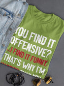 I Find It Funny T-shirt -SmartPrintsInk Designs