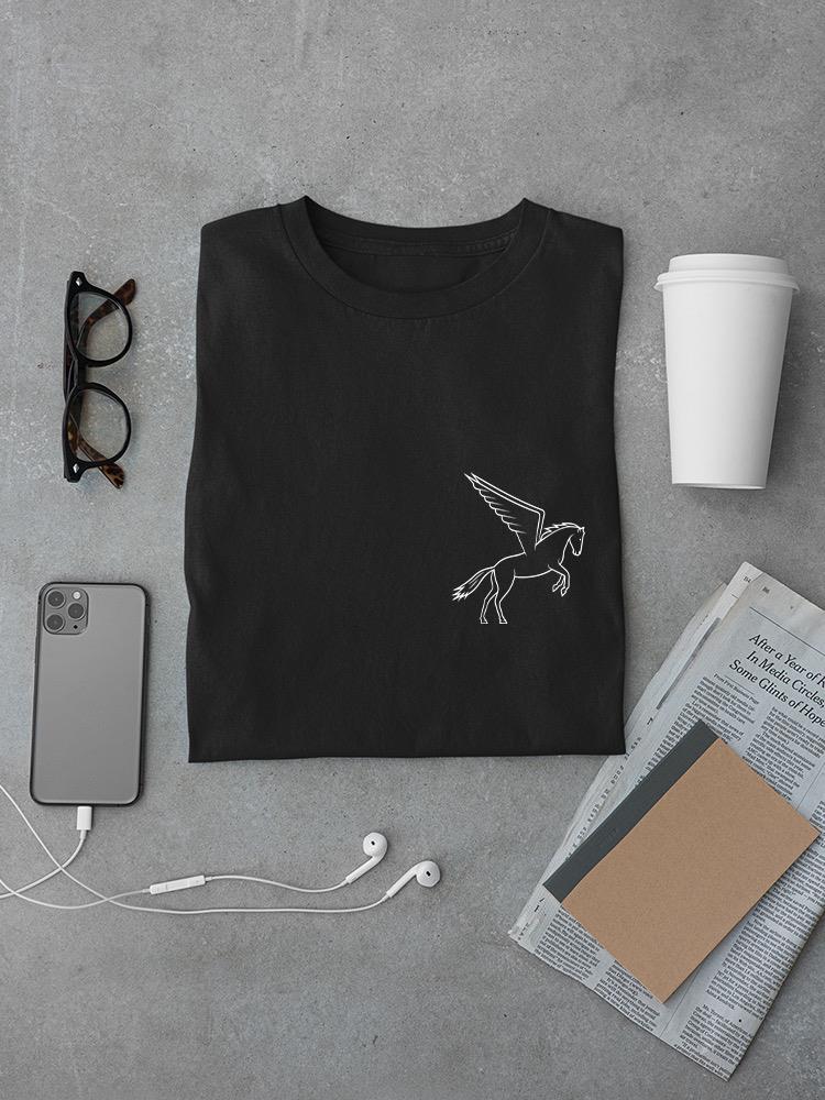 Pegasus Sketch T-shirt -SmartPrintsInk Designs