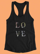 Love Quote Racerback Tank -SmartPrintsInk Designs