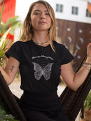 Never Stop Believing In Hope Shaped T-shirt -SmartPrintsInk Designs