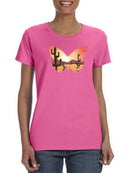 Butterfly Desert T-shirt -SmartPrintsInk Designs