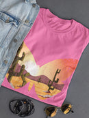 Butterfly Desert T-shirt -SmartPrintsInk Designs