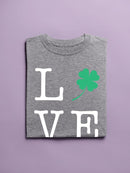 Love Clover Shaped T-shirt -SmartPrintsInk Designs