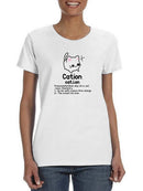 Cation Shaped T-shirt -SmartPrintsInk Designs