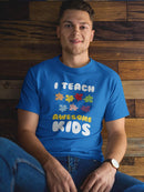 I Teach Awesome Kids T-shirt -SmartPrintsInk Designs