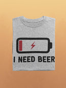 I Need Beer T-shirt -SmartPrintsInk Designs