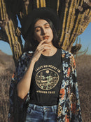 Left My Heart In Joshua Tree Shaped T-shirt -SmartPrintsInk Designs