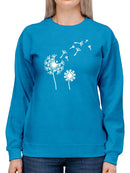 A Fading Dandellion Sweatshirt -SmartPrintsInk Designs