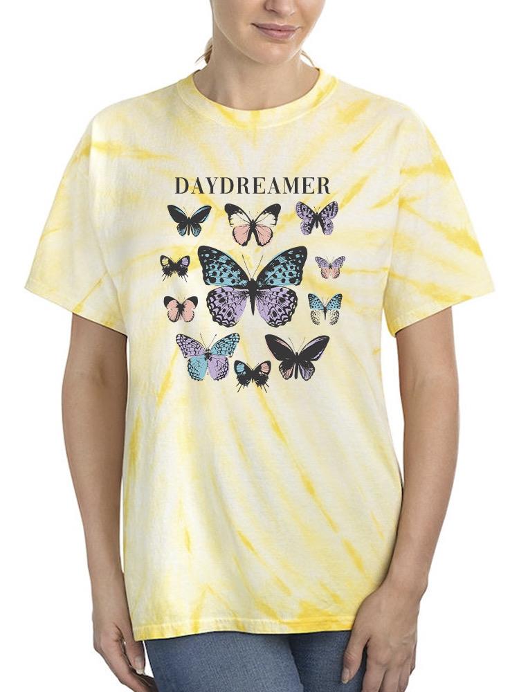 Butterflies Set Tie Dye Tee -SmartPrintsInk Designs