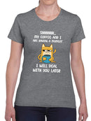 A Moment With My Coffee T-shirt -SmartPrintsInk Designs