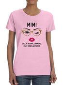 Mimi Grandma T-shirt -SmartPrintsInk Designs