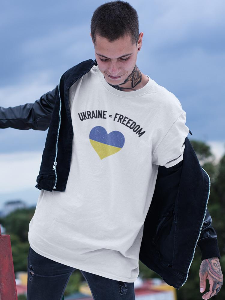 Ukraine Equals Freedom T-shirt -SmartPrintsInk Designs