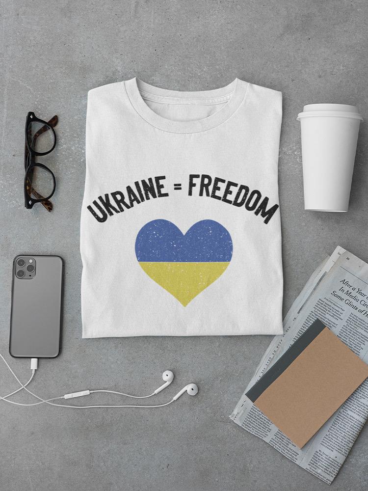 Ukraine Equals Freedom T-shirt -SmartPrintsInk Designs