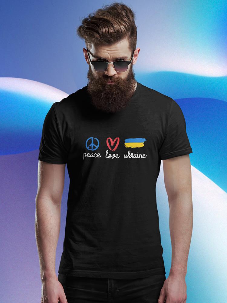 Peace, Love, Ukraine T-shirt -SmartPrintsInk Designs