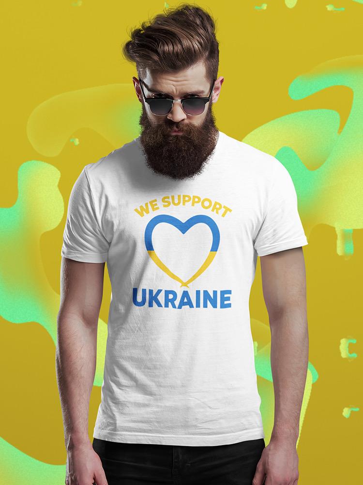 We Support Ukraine T-shirt -SmartPrintsInk Designs