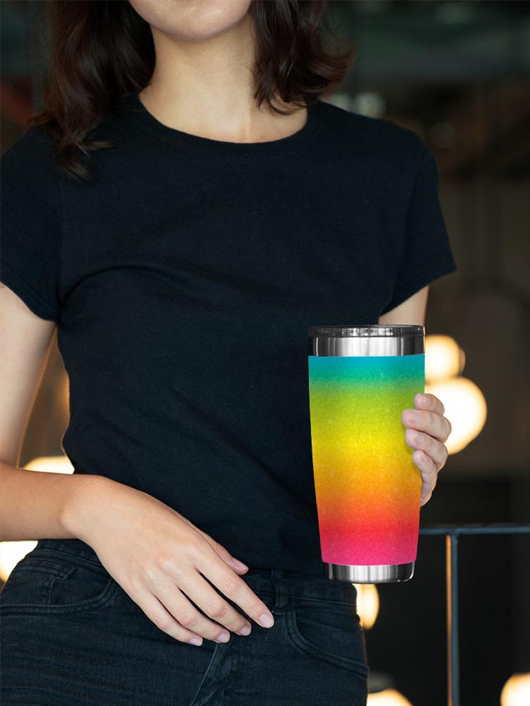 Rainbow Colors Tumbler -SmartPrintsInk Designs