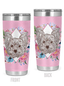 Yorkshire Terrier Art Tumbler -SmartPrintsInk Designs