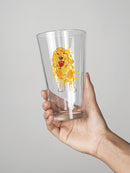 Watercolor Dog Sketch Pint Glass -SmartPrintsInk Designs