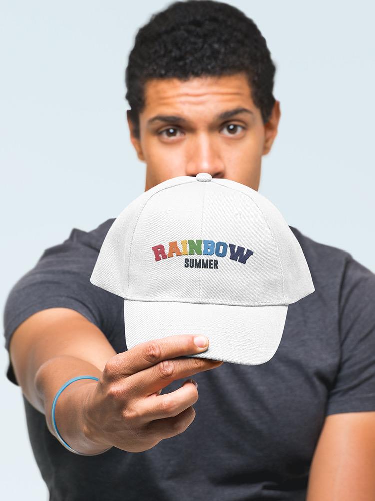 Rainbow Summer Hat -SmartPrintsInk Designs