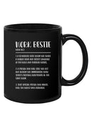 Work Bestie Mug -SmartPrintsInk Designs