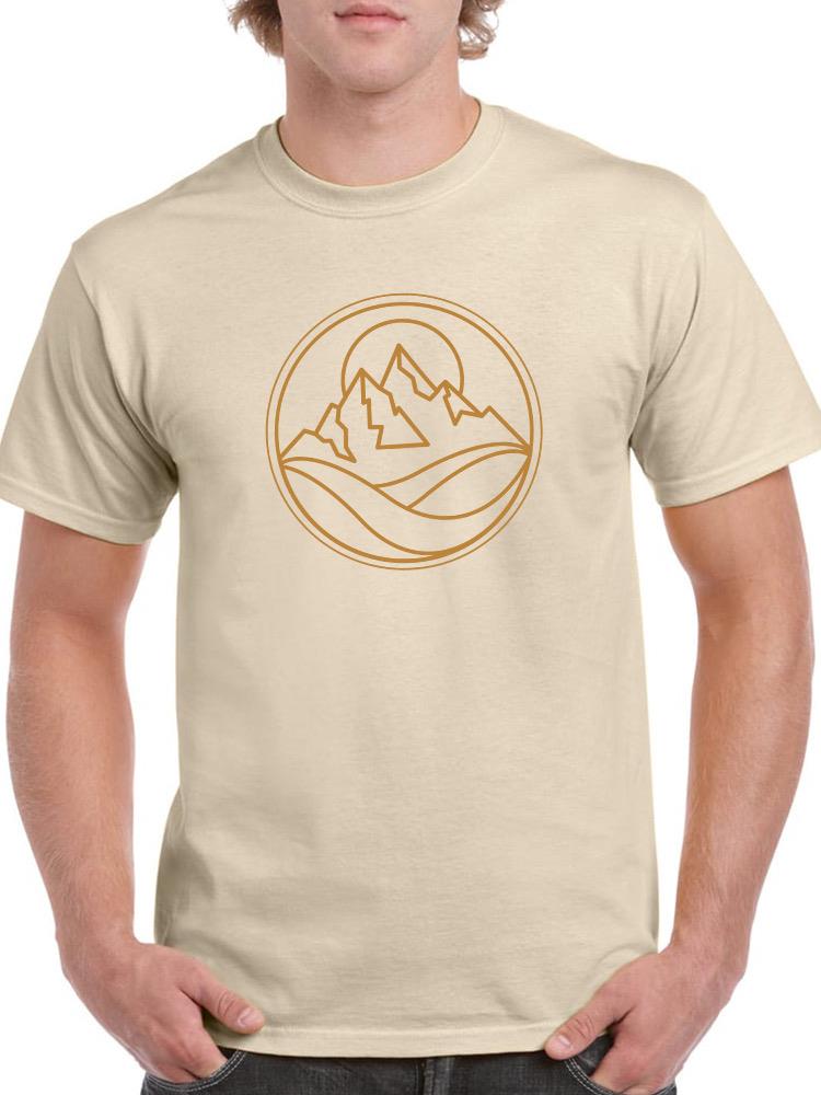Mountains Stamp T-shirt -SmartPrintsInk Designs