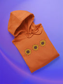Three Sunflowers Hoodie -SmartPrintsInk Designs