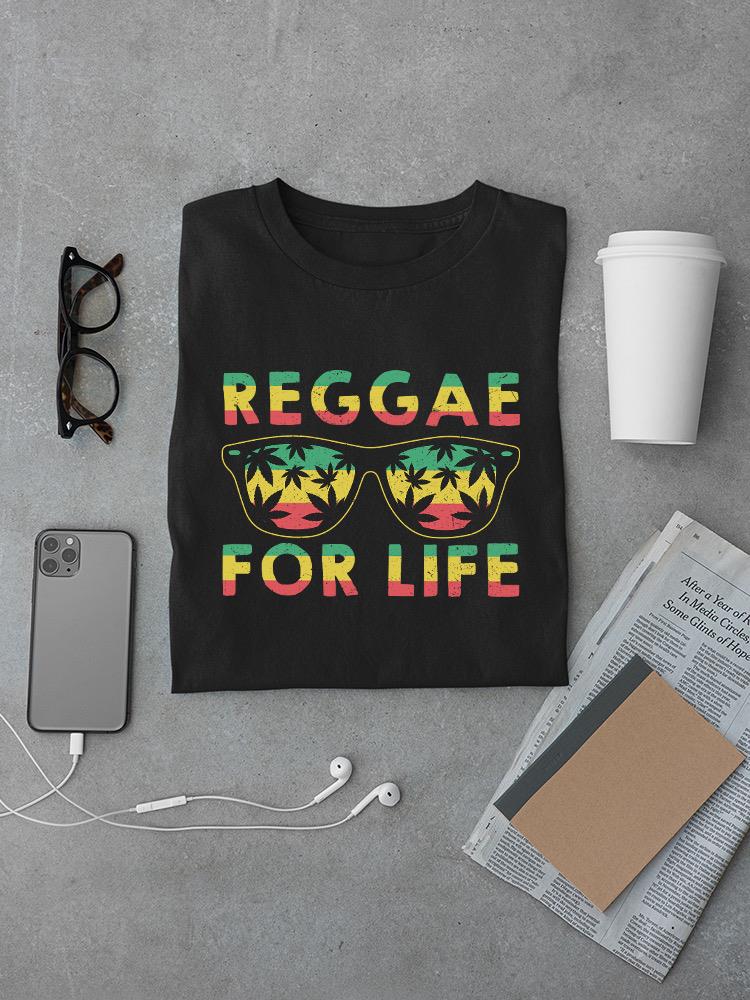 Reggae For Life T-shirt -SmartPrintsInk Designs