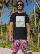 A Van In The Beach T-shirt -SmartPrintsInk Designs
