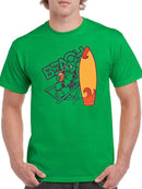 Beach Turtle T-shirt -SmartPrintsInk Designs