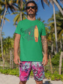 Beach Turtle T-shirt -SmartPrintsInk Designs