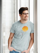 Flower Woman With The Sun T-shirt -SmartPrintsInk Designs